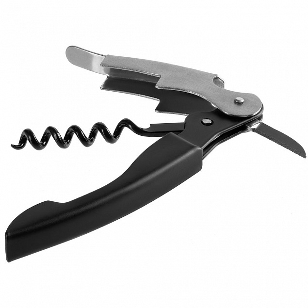 Нож сомелье Merlot, черный с логотипом в Ставрополе заказать по выгодной цене в кибермаркете AvroraStore
