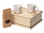 Подарочный набор с кофе, чашками в деревянной коробке Кофебрейк с логотипом в Ставрополе заказать по выгодной цене в кибермаркете AvroraStore
