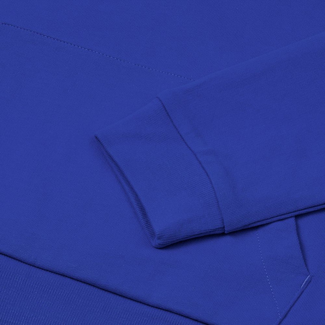 Толстовка с капюшоном на молнии Unit Siverga, ярко-синяя с логотипом в Ставрополе заказать по выгодной цене в кибермаркете AvroraStore