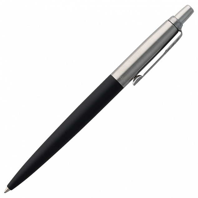 Ручка шариковая Parker Jotter Core K63, черный с серебристым с логотипом в Ставрополе заказать по выгодной цене в кибермаркете AvroraStore