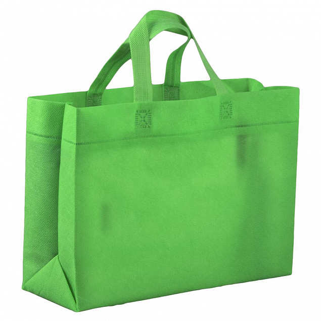 Сумка для покупок Span 3D, зеленая с логотипом в Ставрополе заказать по выгодной цене в кибермаркете AvroraStore