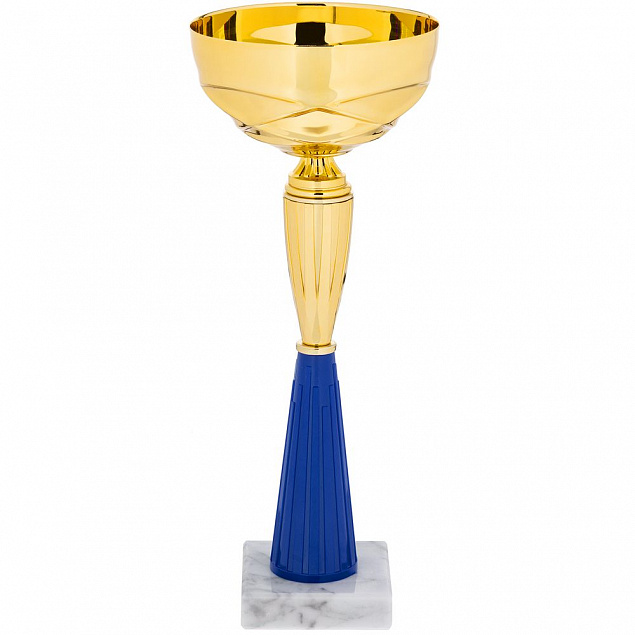 Кубок Kudos, средний, синий с логотипом в Ставрополе заказать по выгодной цене в кибермаркете AvroraStore
