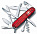 Офицерский нож Huntsman 91, прозрачный красный с логотипом в Ставрополе заказать по выгодной цене в кибермаркете AvroraStore