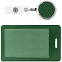 Чехол для пропуска с ретрактором Devon, темно -зеленый с логотипом в Ставрополе заказать по выгодной цене в кибермаркете AvroraStore
