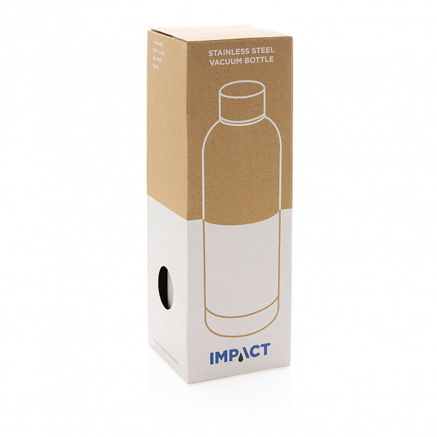 Вакуумная бутылка Impact с двойными стенками из нержавеющей стали с логотипом в Ставрополе заказать по выгодной цене в кибермаркете AvroraStore