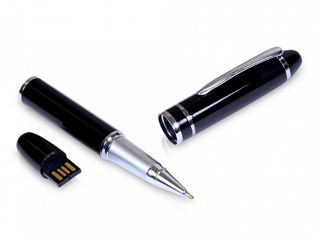 USB 2.0- флешка на 8 Гб в виде ручки с мини чипом с логотипом в Ставрополе заказать по выгодной цене в кибермаркете AvroraStore