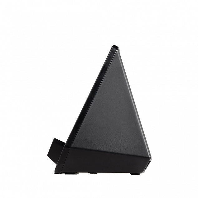 Настольные часы "Smart Pyramid" с bluetooth колонкой (3Вт) и беспроводным (15W) зарядным устройством, с подсветкой логотипа с логотипом в Ставрополе заказать по выгодной цене в кибермаркете AvroraStore