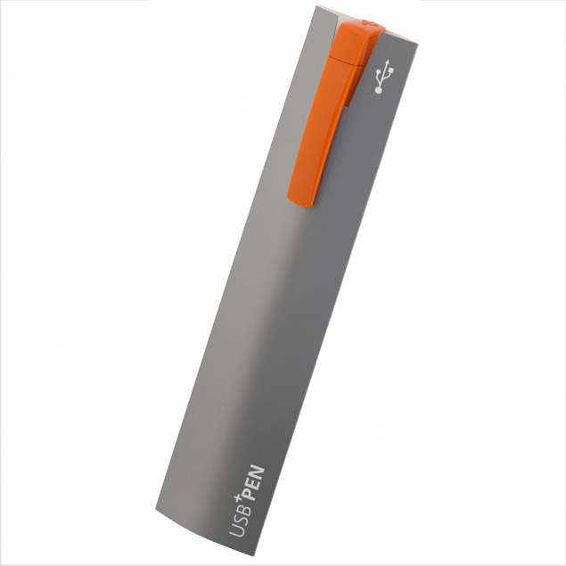 Ручка с флеш-картой USB 8GB «TURNUS M» с логотипом в Ставрополе заказать по выгодной цене в кибермаркете AvroraStore