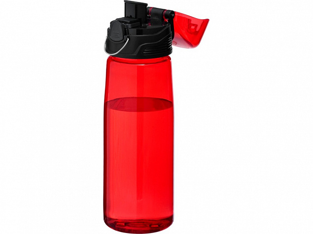 Бутылка спортивная Capri, красный с логотипом в Ставрополе заказать по выгодной цене в кибермаркете AvroraStore
