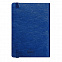 Ежедневник недатированный Boomer, А5,  синий ройал, кремовый блок, без обреза с логотипом в Ставрополе заказать по выгодной цене в кибермаркете AvroraStore