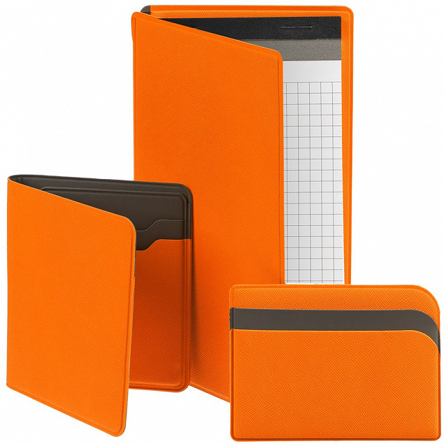 Блокнот Dual, оранжевый с логотипом в Ставрополе заказать по выгодной цене в кибермаркете AvroraStore
