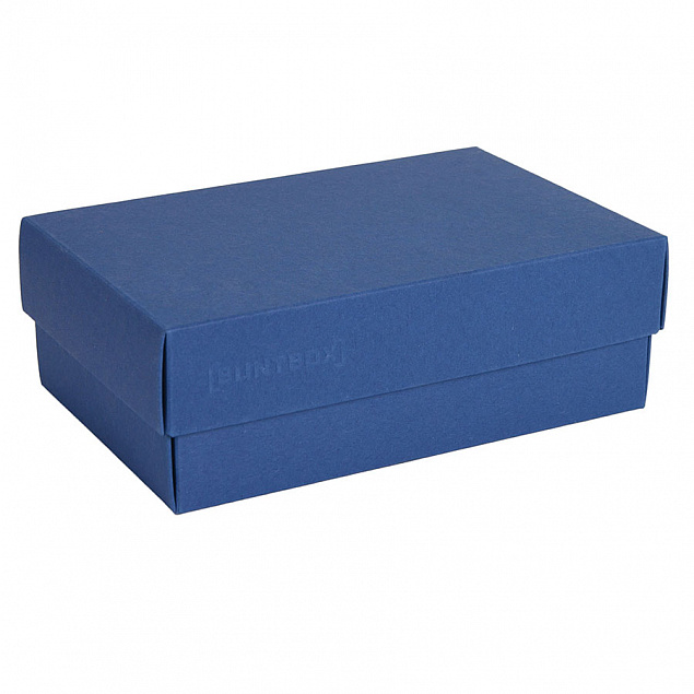 Коробка картонная, "COLOR" 11,5*6*17 см; синий с логотипом в Ставрополе заказать по выгодной цене в кибермаркете AvroraStore