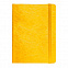 Ежедневник недатированный Boomer, А5,  желтый, кремовый блок, без обреза с логотипом в Ставрополе заказать по выгодной цене в кибермаркете AvroraStore