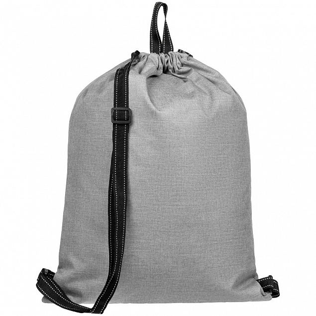 Рюкзак-мешок Melango, серый с логотипом в Ставрополе заказать по выгодной цене в кибермаркете AvroraStore