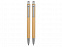 Набор Bamboo: шариковая ручка и механический карандаш с логотипом в Ставрополе заказать по выгодной цене в кибермаркете AvroraStore