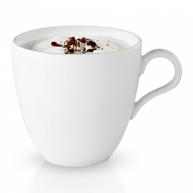 Чашка для капучино Legio, белая с логотипом в Ставрополе заказать по выгодной цене в кибермаркете AvroraStore