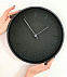 Часы настенные Beam, черное дерево с логотипом в Ставрополе заказать по выгодной цене в кибермаркете AvroraStore