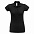 Рубашка поло женская Heavymill черная с логотипом в Ставрополе заказать по выгодной цене в кибермаркете AvroraStore