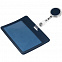 Чехол для карточки с ретрактором Devon, синий с логотипом в Ставрополе заказать по выгодной цене в кибермаркете AvroraStore