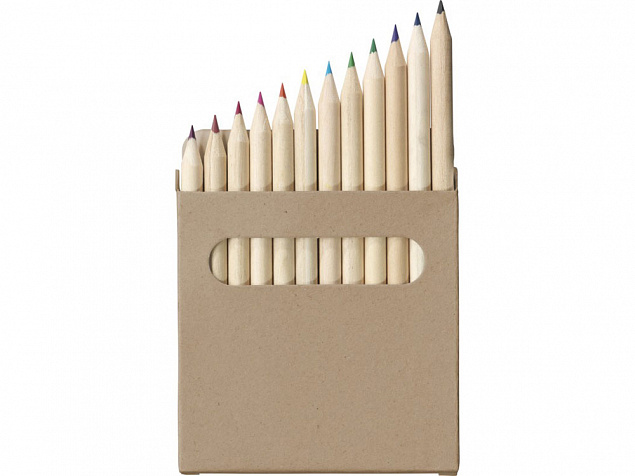 Набор карандашей для раскрашивания «Artemaa» с 12 предметами с логотипом в Ставрополе заказать по выгодной цене в кибермаркете AvroraStore