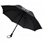 Зонт-трость «Не дожди мне тут», черный с логотипом в Ставрополе заказать по выгодной цене в кибермаркете AvroraStore