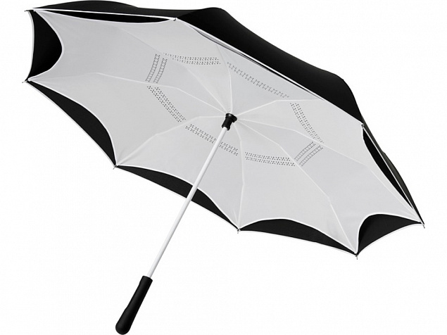 Зонт-трость Yoon с обратным сложением с логотипом в Ставрополе заказать по выгодной цене в кибермаркете AvroraStore