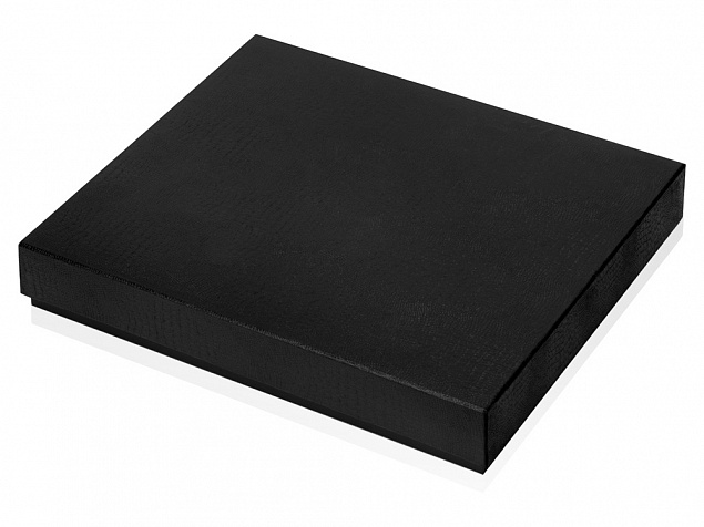 Подарочная коробка 38 х 31,8 х 6, черный с логотипом в Ставрополе заказать по выгодной цене в кибермаркете AvroraStore