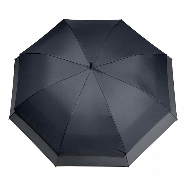 Зонт-трость Portobello Bora, синий/серый с логотипом в Ставрополе заказать по выгодной цене в кибермаркете AvroraStore