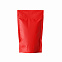Дойпак с устойчивым дном и замком зип-лок, матовый красный с логотипом в Ставрополе заказать по выгодной цене в кибермаркете AvroraStore