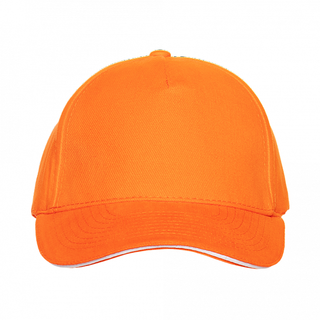 Бейсболка 11K Оранжевый с логотипом в Ставрополе заказать по выгодной цене в кибермаркете AvroraStore