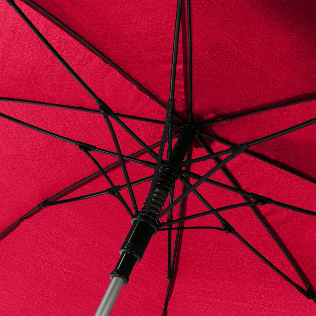 Зонт-трость Alu Golf AC, красный с логотипом в Ставрополе заказать по выгодной цене в кибермаркете AvroraStore