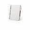 Набор GLICUN: блокнот B6 и ручка, рециклированный картон/пластик с пшеничным волокном, бежевый с логотипом в Ставрополе заказать по выгодной цене в кибермаркете AvroraStore