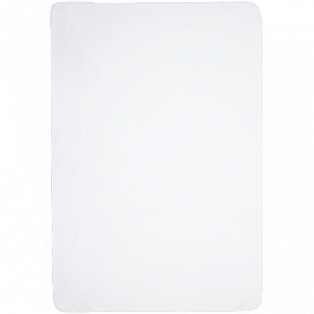 Флисовый плед Warm&Peace, белый с логотипом в Ставрополе заказать по выгодной цене в кибермаркете AvroraStore