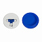 Наушники  "Своя волна" в футляре, синие/белые# с логотипом в Ставрополе заказать по выгодной цене в кибермаркете AvroraStore