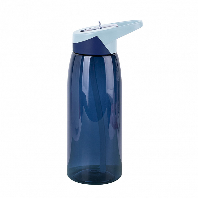 Спортивная бутылка для воды, Joy, 750 ml, синяя с логотипом в Ставрополе заказать по выгодной цене в кибермаркете AvroraStore