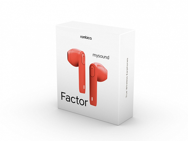 Наушники Rombica Mysound Factor Red с логотипом в Ставрополе заказать по выгодной цене в кибермаркете AvroraStore