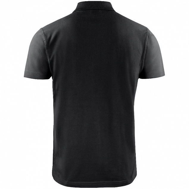 Рубашка поло мужская SURF, черная с логотипом в Ставрополе заказать по выгодной цене в кибермаркете AvroraStore