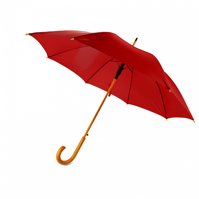 Зонт-трость Arwood - Красный PP с логотипом в Ставрополе заказать по выгодной цене в кибермаркете AvroraStore