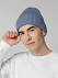 Шапка Tommi, голубой меланж с логотипом в Ставрополе заказать по выгодной цене в кибермаркете AvroraStore