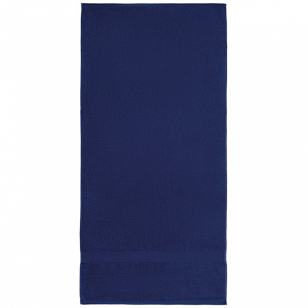 Полотенце Soft Me Light, среднее, синее с логотипом в Ставрополе заказать по выгодной цене в кибермаркете AvroraStore