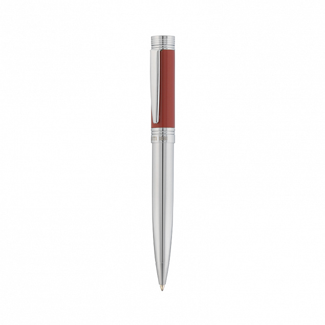 Ручка шариковая Zoom Red с логотипом в Ставрополе заказать по выгодной цене в кибермаркете AvroraStore