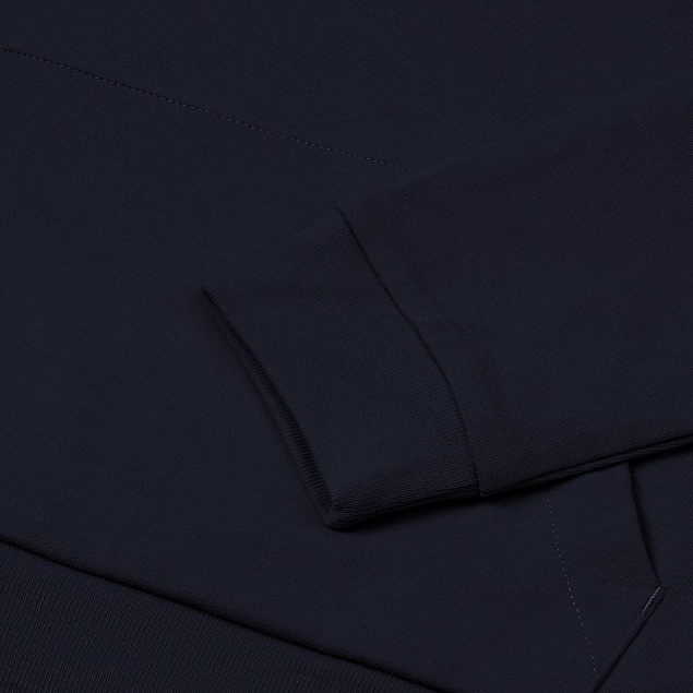 Толстовка на молнии с капюшоном Unit Siverga, темно-синяя с логотипом в Ставрополе заказать по выгодной цене в кибермаркете AvroraStore