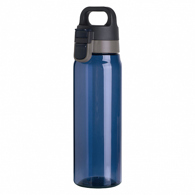 Спортивная бутылка для воды, Aqua, 830 ml, синяя с логотипом в Ставрополе заказать по выгодной цене в кибермаркете AvroraStore