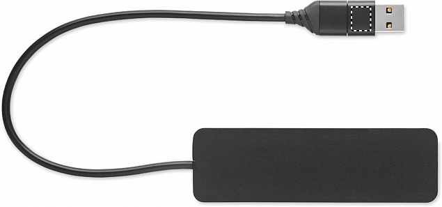USB-C 4-портовый USB-концентрат с логотипом в Ставрополе заказать по выгодной цене в кибермаркете AvroraStore