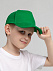 Бейсболка детская Standard Kids, зеленая с логотипом в Ставрополе заказать по выгодной цене в кибермаркете AvroraStore