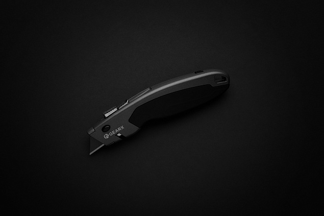 Сверхпрочный строительный нож Gear X с логотипом в Ставрополе заказать по выгодной цене в кибермаркете AvroraStore