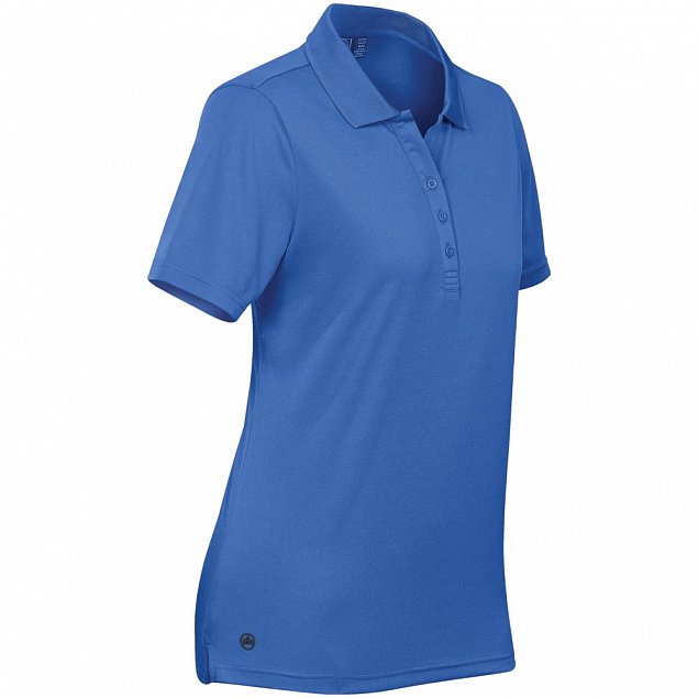 Рубашка поло женская Eclipse H2X-Dry, синяя с логотипом в Ставрополе заказать по выгодной цене в кибермаркете AvroraStore