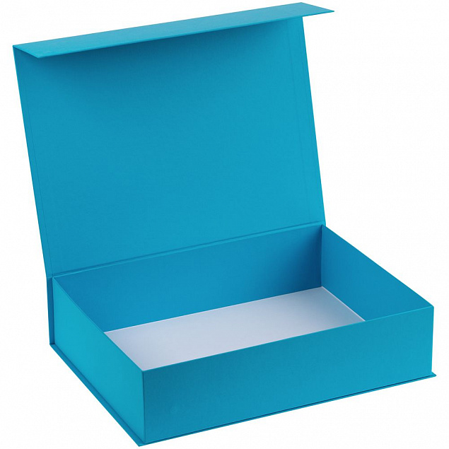 Коробка Koffer, голубая с логотипом в Ставрополе заказать по выгодной цене в кибермаркете AvroraStore