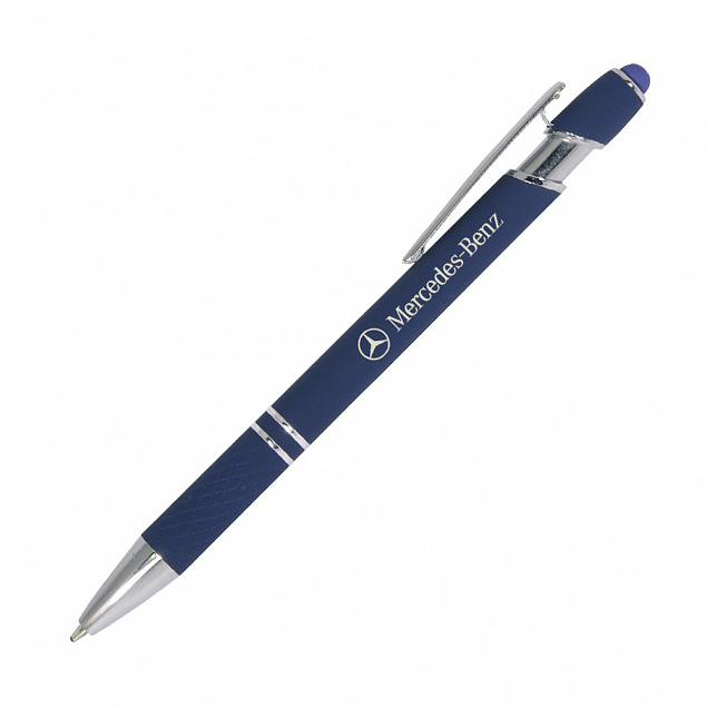 Шариковая ручка Comet, синяя с логотипом в Ставрополе заказать по выгодной цене в кибермаркете AvroraStore