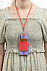 Чехол для карты на телефон Nicolaus, красный с логотипом в Ставрополе заказать по выгодной цене в кибермаркете AvroraStore